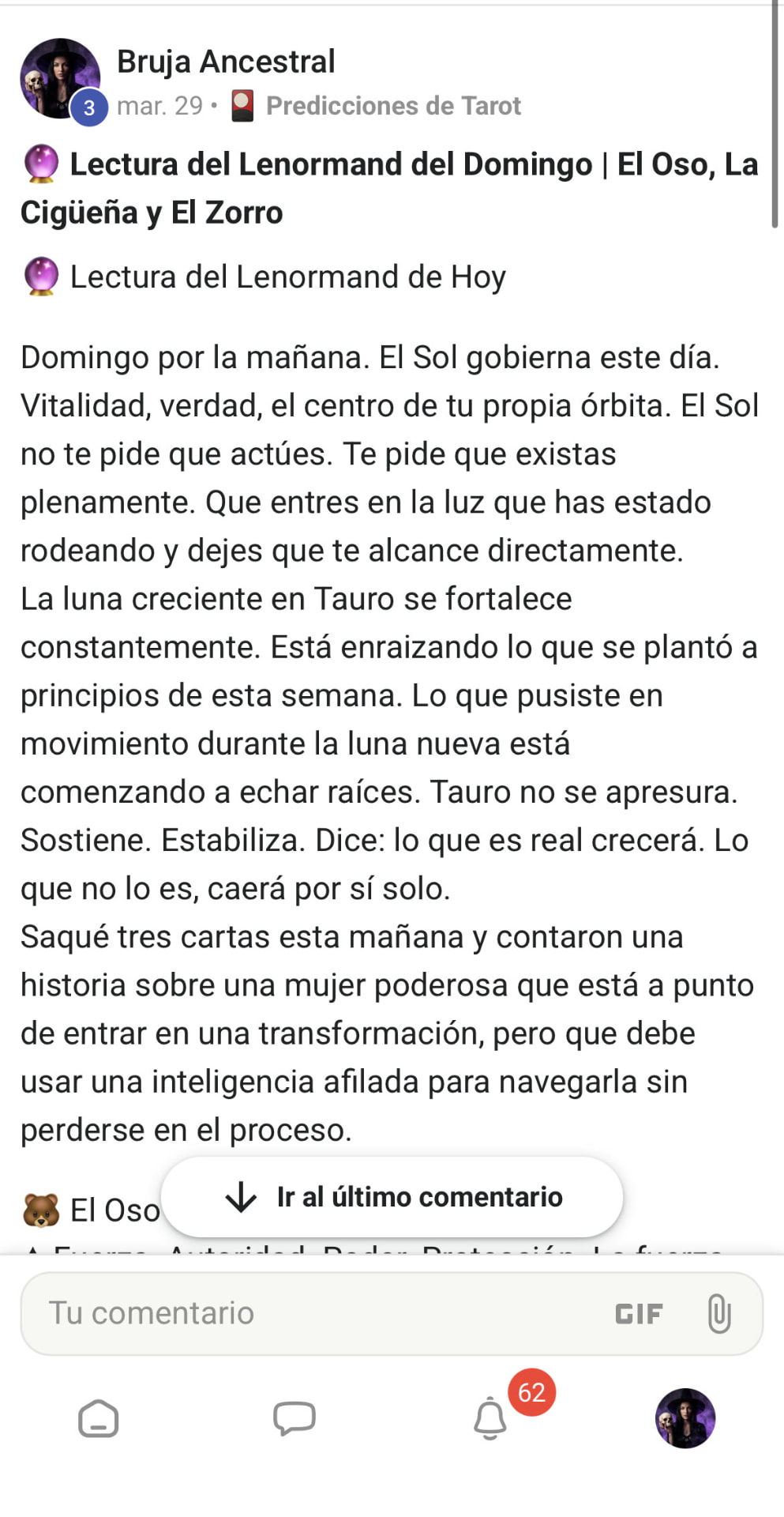 Captura real del muro de El Círculo